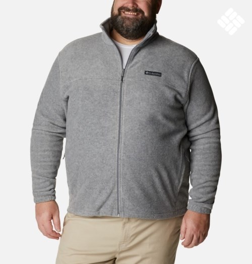 Jachete Din Lână Columbia Steens Mountain 2.0 Full Zip Barbati Gri | Plus Size PE07A1ZS8